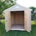 10x12 Gable 7' sidewalls large door#4